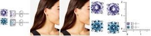 Giani Bernini 2-Pc. Set Multicolor Cubic Zirconia Stud Earrings in Sterling Silver, Created for Macy's